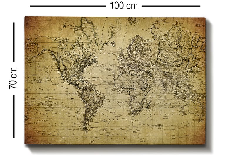 Decorative Canvas Painting 70x100 - Boligtilbehør - Billeder & kunst - Billeder på lærred