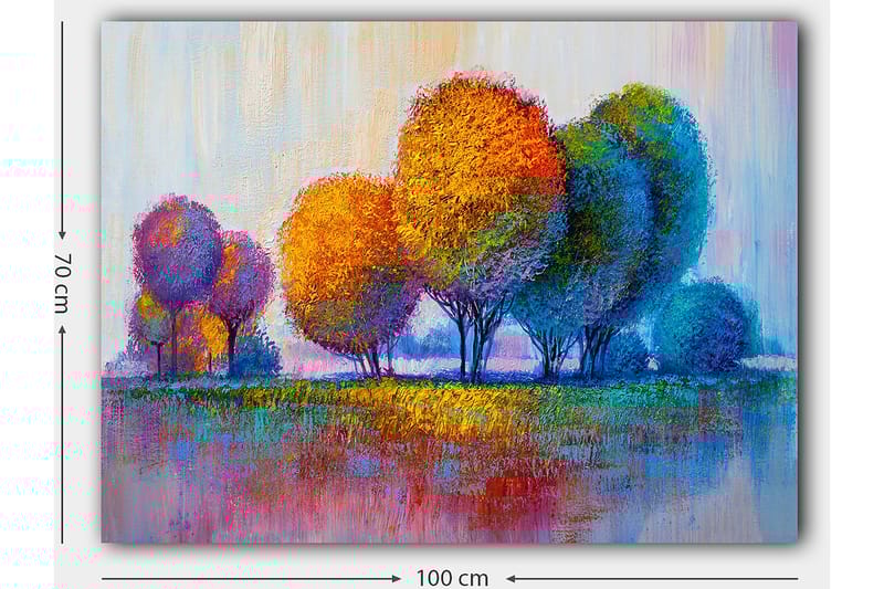 Decorative Canvas Painting 70x100 - Boligtilbehør - Billeder & kunst - Billeder på lærred