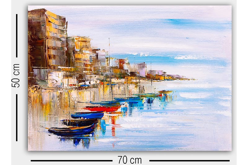 Decorative Canvas Painting 50x70 - Boligtilbehør - Billeder & kunst - Billeder på lærred