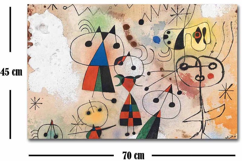Decorative Canvas Painting 45x70 - Boligtilbehør - Billeder & kunst - Billeder på lærred