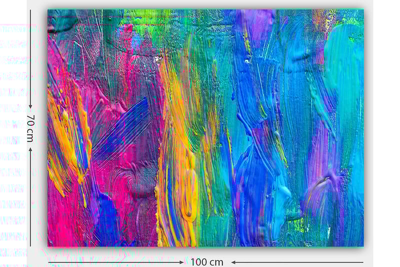 Decorative Canvas Painting 70x100 - Boligtilbehør - Billeder & kunst - Billeder på lærred