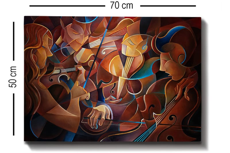 Decorative Canvas Painting 50x70 - Boligtilbehør - Billeder & kunst - Billeder på lærred
