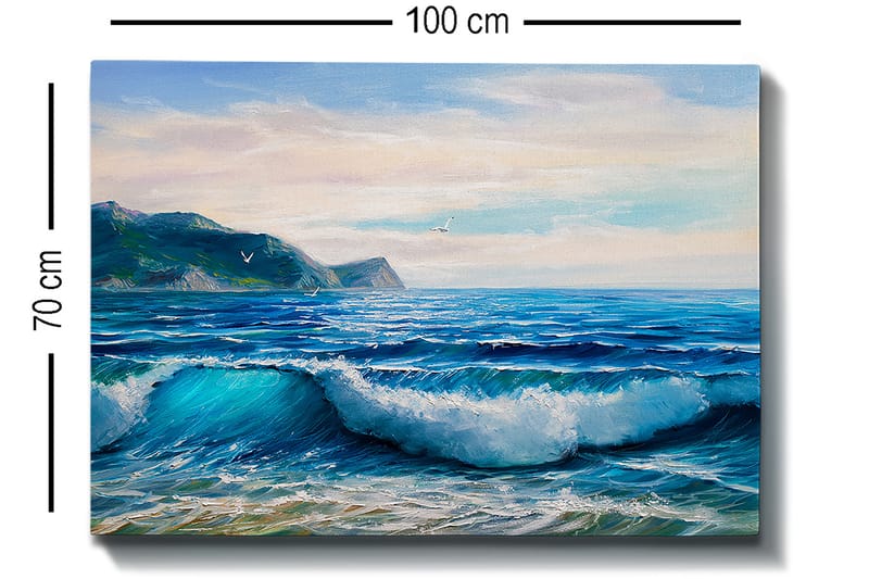 Decorative Canvas Painting 70x100 - Boligtilbehør - Billeder & kunst - Billeder på lærred