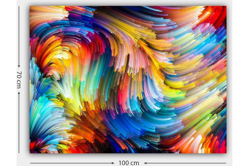 Decorative Canvas Painting 70x100 - Boligtilbehør - Billeder & kunst - Billeder på lærred