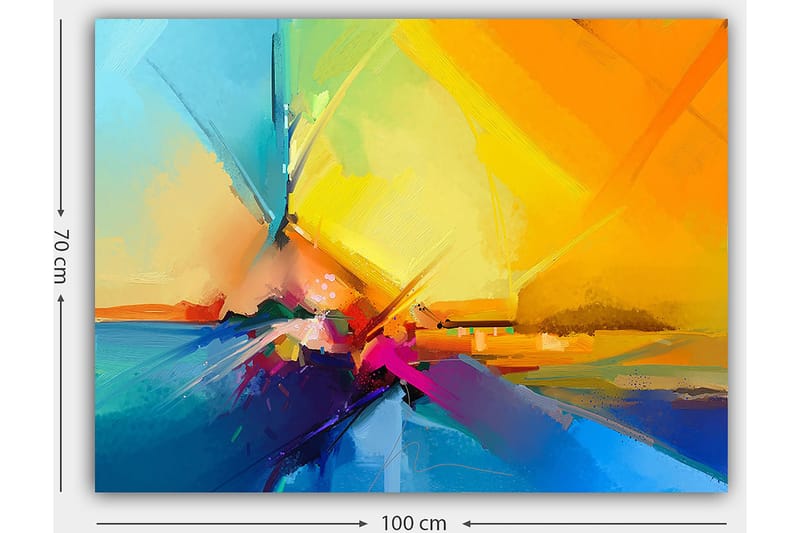 Decorative Canvas Painting 70x100 - Boligtilbehør - Billeder & kunst - Billeder på lærred
