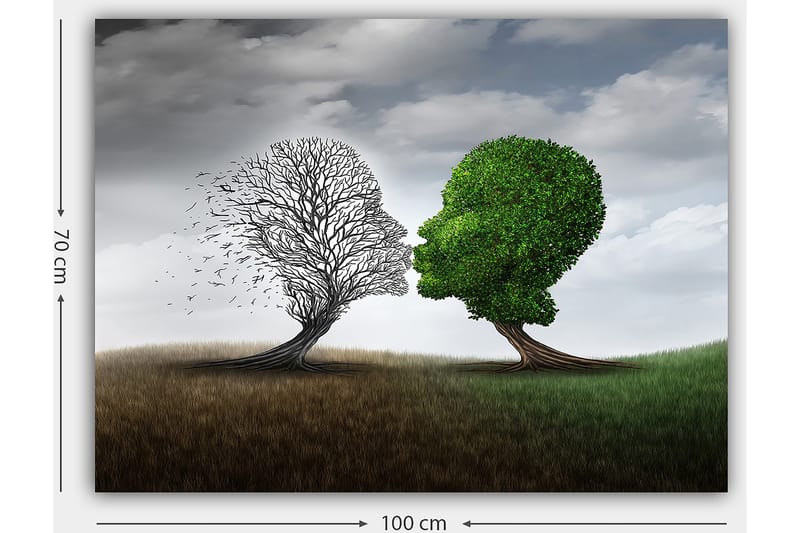 Decorative Canvas Painting 70x100 - Boligtilbehør - Billeder & kunst - Billeder på lærred