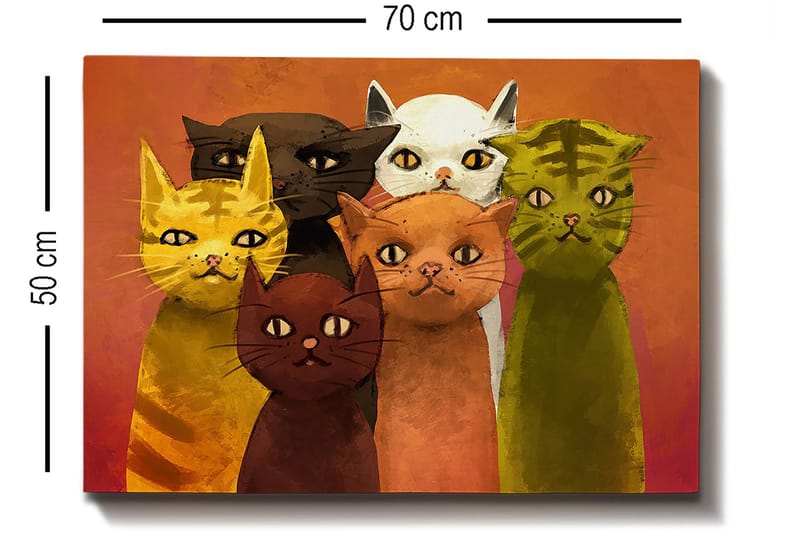 Decorative Canvas Painting 50x70 - Boligtilbehør - Billeder & kunst - Billeder på lærred