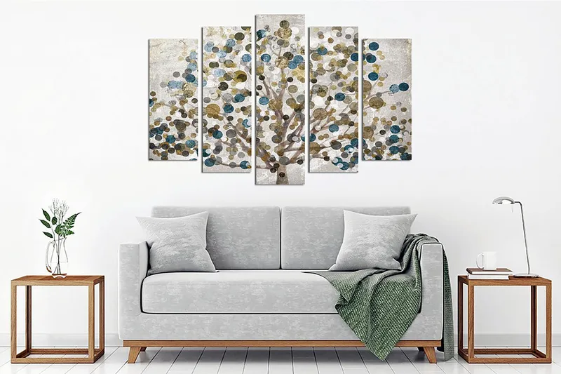 Decorative Canvas Painting (5 Pieces) 70x20 - Boligtilbehør - Billeder & kunst - Billeder på lærred