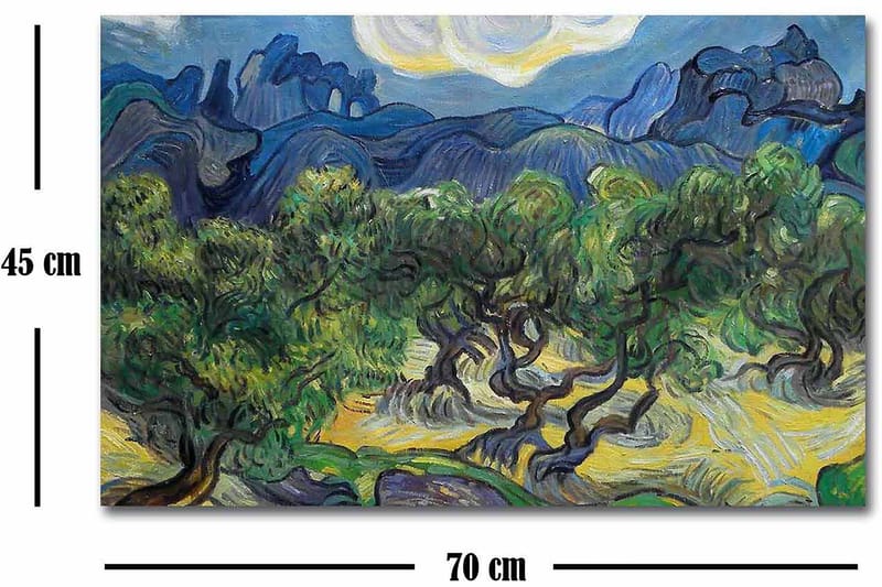 Decorative Canvas Painting 45x70 - Boligtilbehør - Billeder & kunst - Billeder på lærred