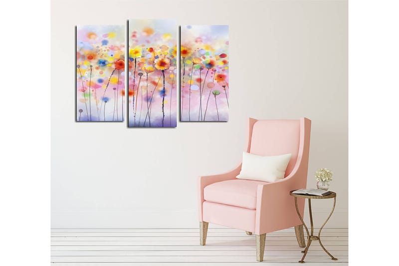 Decorative Canvas Painting (3 Pieces) 45x20 - Boligtilbehør - Billeder & kunst - Billeder på lærred