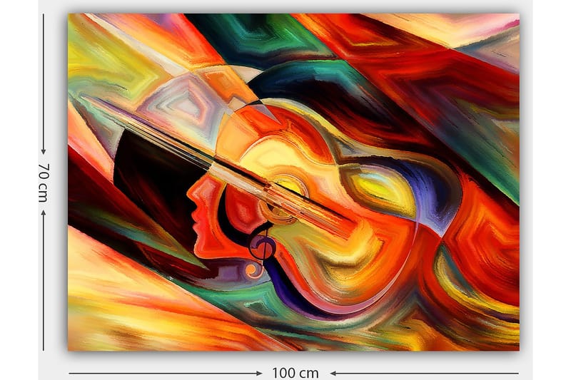 Decorative Canvas Painting 70x100 - Boligtilbehør - Billeder & kunst - Billeder på lærred