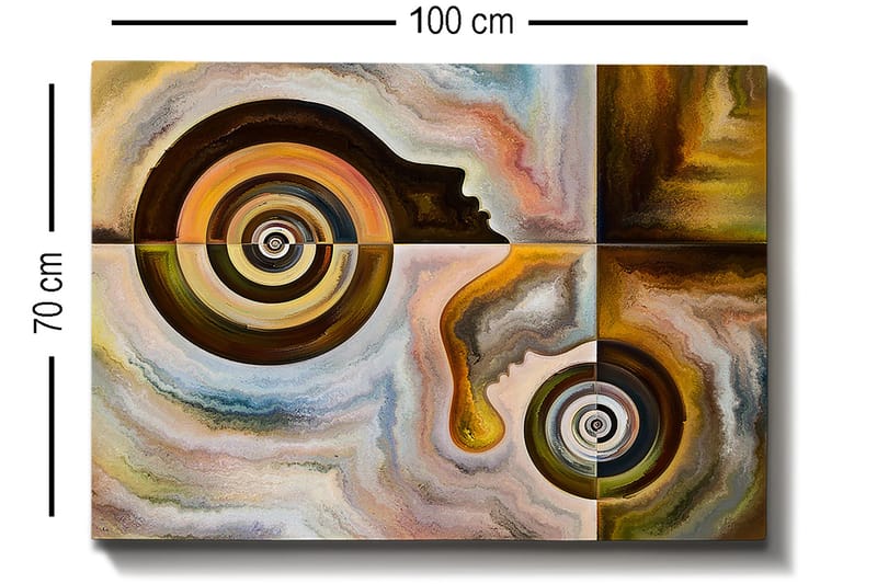 Decorative Canvas Painting 70x100 - Boligtilbehør - Billeder & kunst - Billeder på lærred