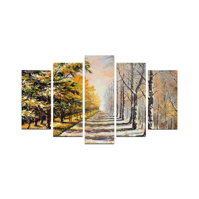 Decorative MDF Painting (5 Pieces) 20x60, undefined