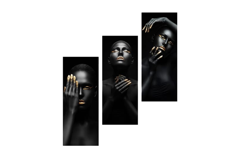 Decorative MDF Painting (3 Pieces) 20x50, undefined