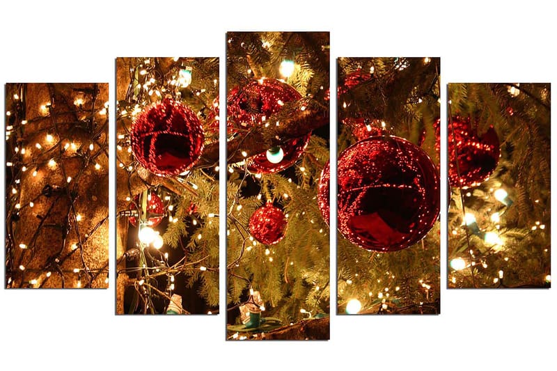 Decorative MDF Painting (5 Pieces) 20x60 - Boligtilbehør - Billeder & kunst - Billeder på lærred