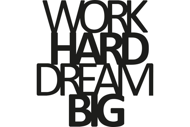 Dekoration Vægtekst, undefined