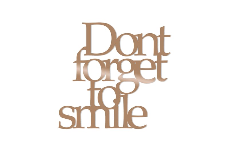 Dekoration Vægtekst, undefined