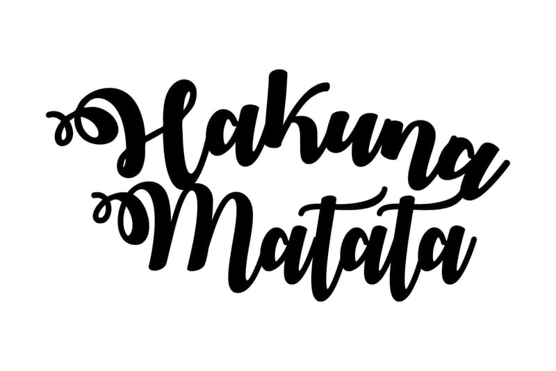 Dekoration Vægtekst, undefined