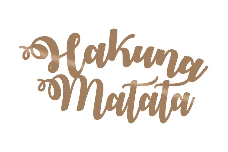 Dekoration Vægtekst, undefined