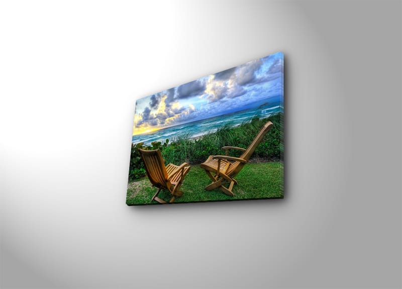 Dekorativ Canvasbillede 28x38 cm - Flerfarvet - Boligtilbehør - Billeder & kunst - Billeder på lærred