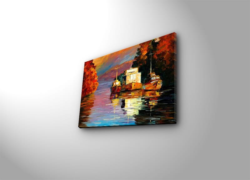 Dekorativ Canvasbillede 28x38 cm - Flerfarvet - Boligtilbehør - Billeder & kunst - Billeder på lærred
