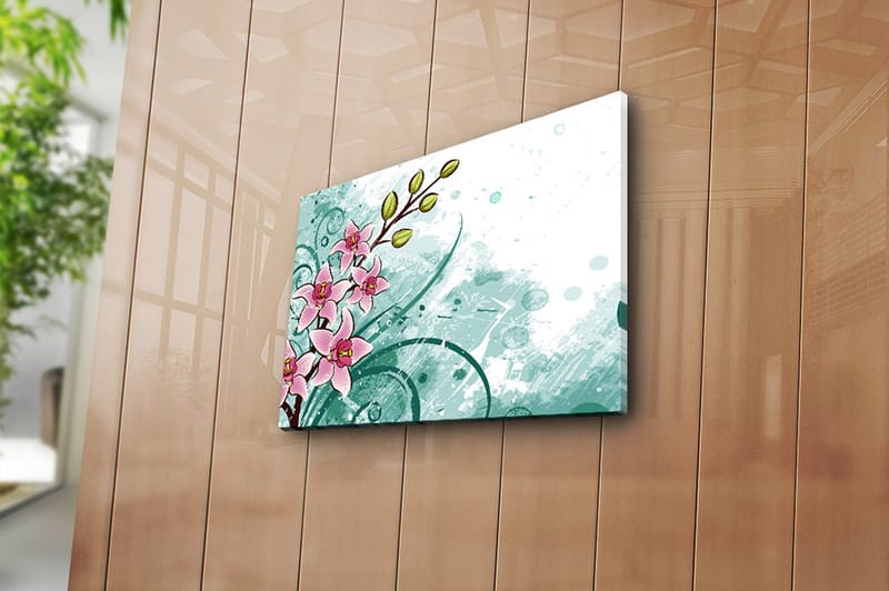 Dekorativ Canvasbillede 28x38 cm - Flerfarvet - Boligtilbehør - Billeder & kunst - Billeder på lærred