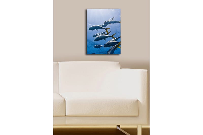 Dekorativ Canvasbillede 28x38 cm - Flerfarvet - Boligtilbehør - Billeder & kunst - Billeder på lærred