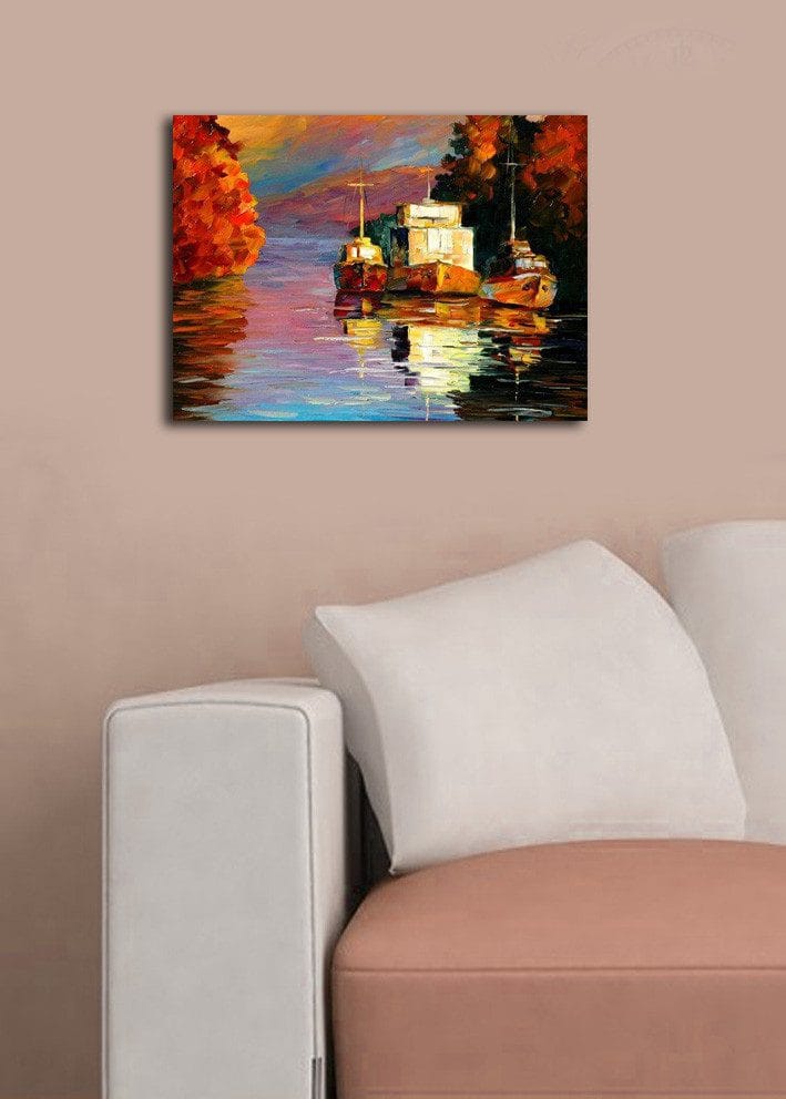 Dekorativ Canvasbillede 28x38 cm - Flerfarvet - Boligtilbehør - Billeder & kunst - Billeder på lærred