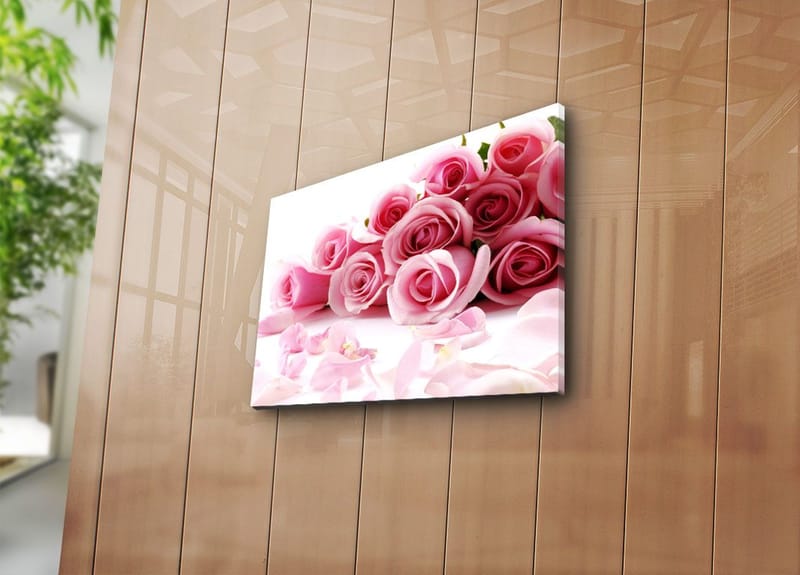 Dekorativ Canvasbillede 28x38 cm - Flerfarvet - Boligtilbehør - Billeder & kunst - Billeder på lærred