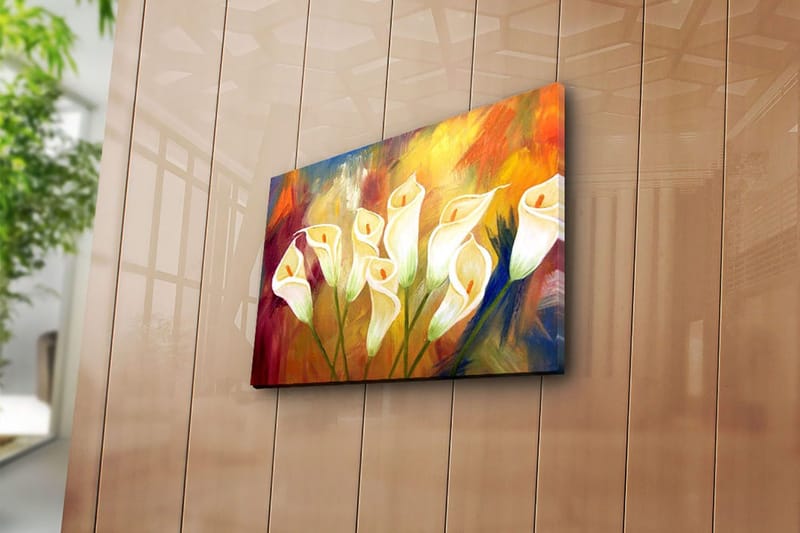 Dekorativ Canvasbillede 28x38 cm - Flerfarvet - Boligtilbehør - Billeder & kunst - Billeder på lærred