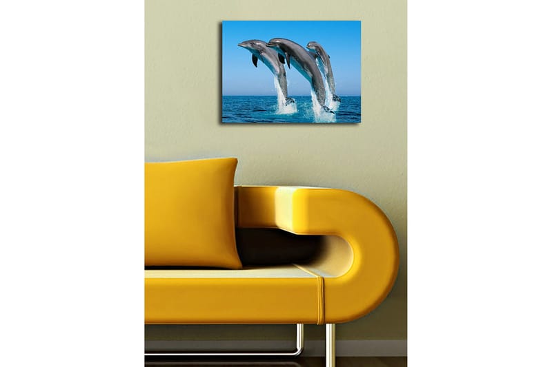 Dekorativ Canvasbillede 28x38 cm - Flerfarvet - Boligtilbehør - Billeder & kunst - Billeder på lærred