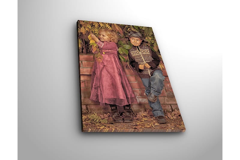 Dekorativ Canvasbillede 28x38 cm - Flerfarvet - Boligtilbehør - Billeder & kunst - Billeder på lærred