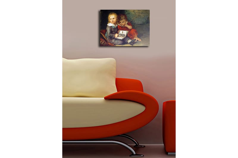 Dekorativ Canvasbillede 28x38 cm - Flerfarvet - Boligtilbehør - Billeder & kunst - Billeder på lærred