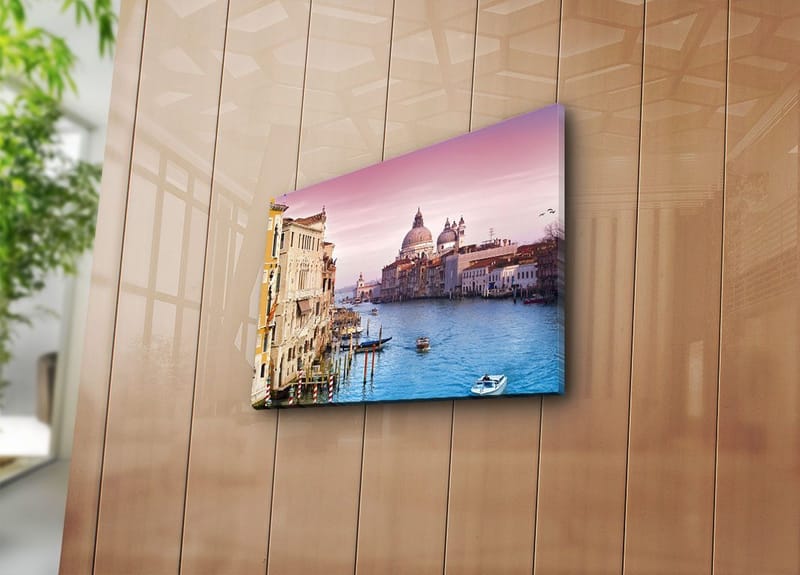 Dekorativ Canvasbillede 28x38 cm - Flerfarvet - Boligtilbehør - Billeder & kunst - Billeder på lærred