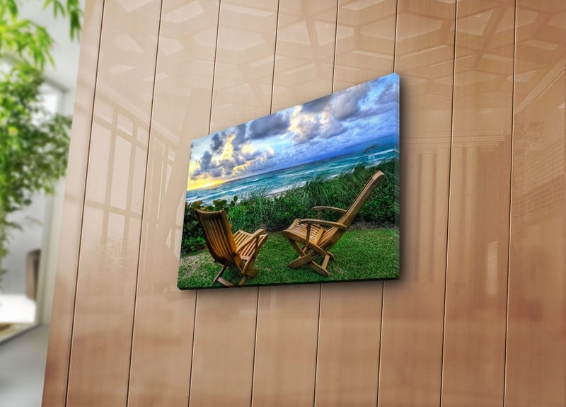 Dekorativ Canvasbillede 28x38 cm - Flerfarvet - Boligtilbehør - Billeder & kunst - Billeder på lærred