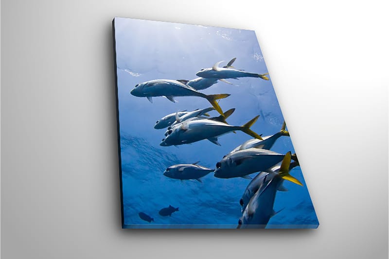 Dekorativ Canvasbillede 28x38 cm - Flerfarvet - Boligtilbehør - Billeder & kunst - Billeder på lærred