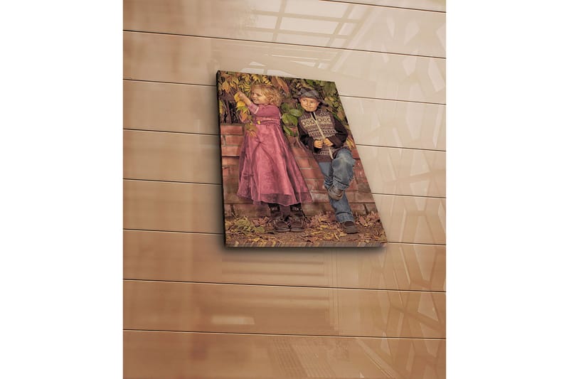 Dekorativ Canvasbillede 28x38 cm - Flerfarvet - Boligtilbehør - Billeder & kunst - Billeder på lærred