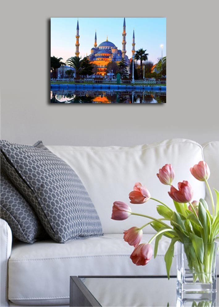 Dekorativ Canvasbillede 28x38 cm - Flerfarvet - Boligtilbehør - Billeder & kunst - Billeder på lærred