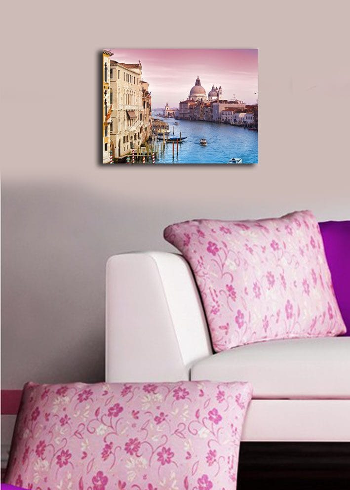 Dekorativ Canvasbillede 28x38 cm - Flerfarvet - Boligtilbehør - Billeder & kunst - Billeder på lærred