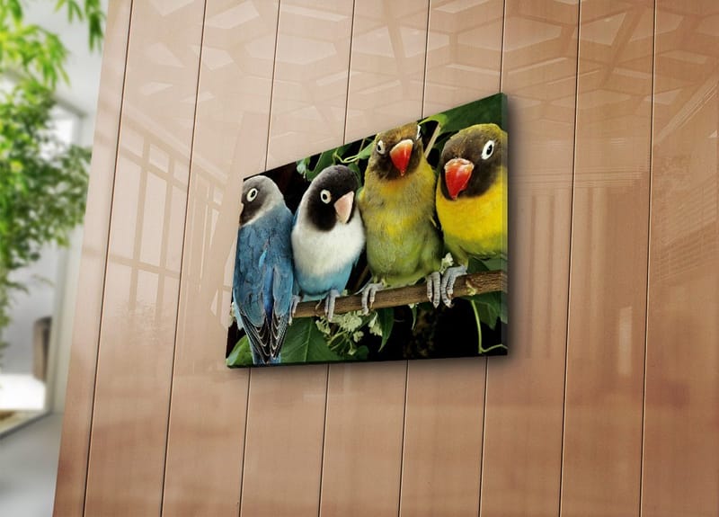 Dekorativ Canvasbillede 28x38 cm - Flerfarvet - Boligtilbehør - Billeder & kunst - Billeder på lærred