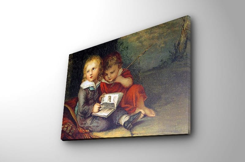 Dekorativ Canvasbillede 28x38 cm - Flerfarvet - Boligtilbehør - Billeder & kunst - Billeder på lærred