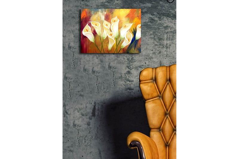 Dekorativ Canvasbillede 28x38 cm - Flerfarvet - Boligtilbehør - Billeder & kunst - Billeder på lærred