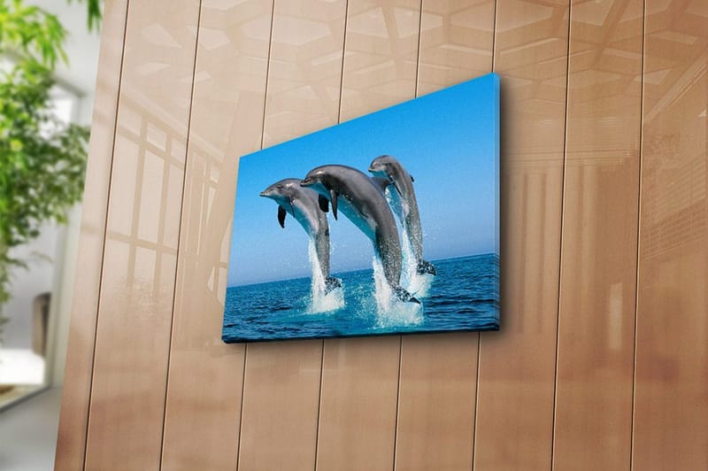 Dekorativ Canvasbillede 28x38 cm - Flerfarvet - Boligtilbehør - Billeder & kunst - Billeder på lærred