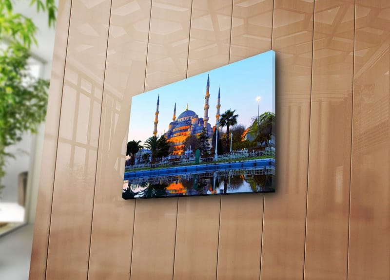 Dekorativ Canvasbillede 28x38 cm - Flerfarvet - Boligtilbehør - Billeder & kunst - Billeder på lærred