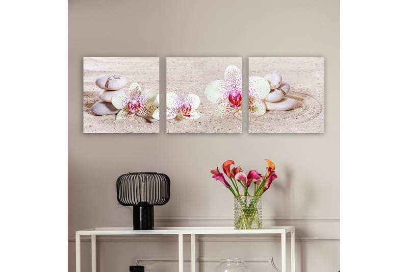 Dekorativ Canvasbillede 3-Dele 30x30 cm, Flerfarvet