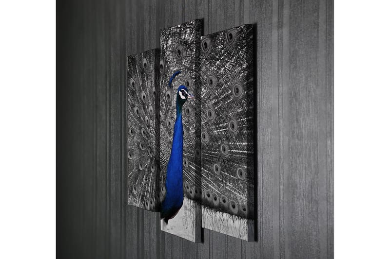 Dekorativ Canvasbillede 3-Dele 45x20 cm - Flerfarvet - Boligtilbehør - Billeder & kunst - Billeder på lærred