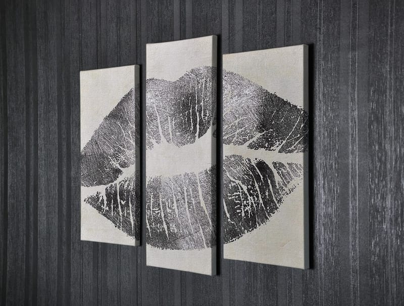 Dekorativ Canvasbillede 3-Dele 45x20 cm - Flerfarvet - Boligtilbehør - Billeder & kunst - Billeder på lærred