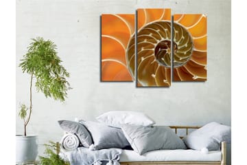 Dekorativ Canvasbillede 3-Dele 45x20 cm - Flerfarvet - Boligtilbehør - Billeder & kunst - Billeder på lærred