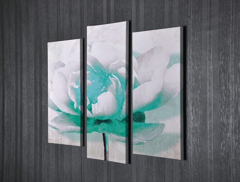 Dekorativ Canvasbillede 3-Dele 45x20 cm - Flerfarvet - Boligtilbehør - Billeder & kunst - Billeder på lærred