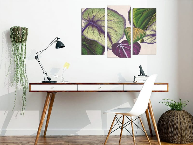 Dekorativ Canvasbillede 3-Dele 45x20 cm - Flerfarvet - Boligtilbehør - Billeder & kunst - Billeder på lærred